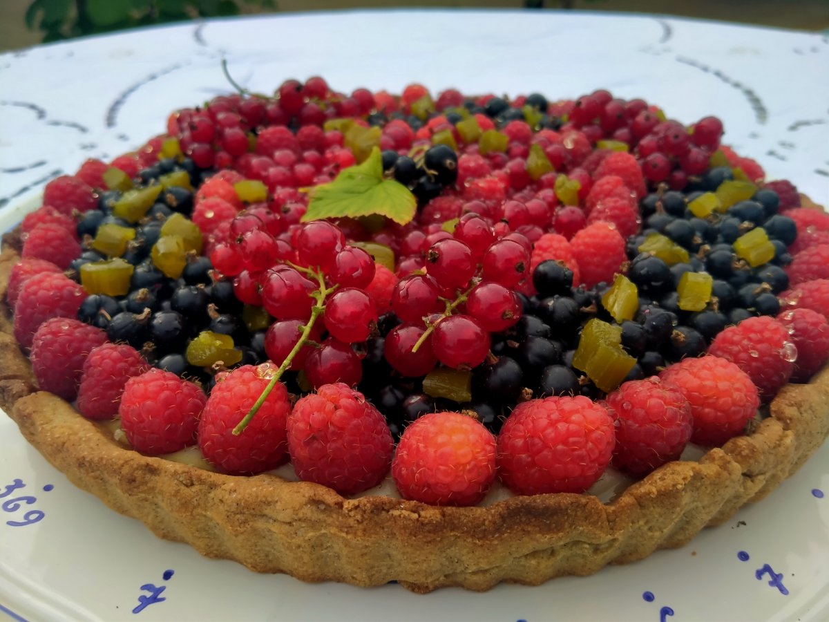 Tarte aux fruits rouges sans gluten