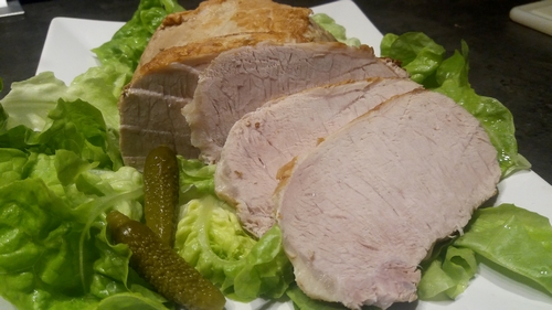 Rôti de porc froid