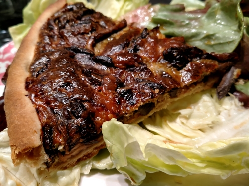 Quiche aux champignons