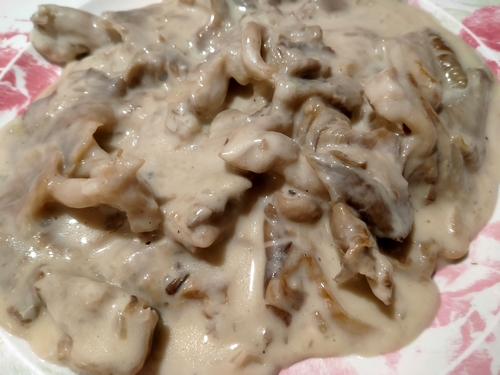 Pleurotes à la normande