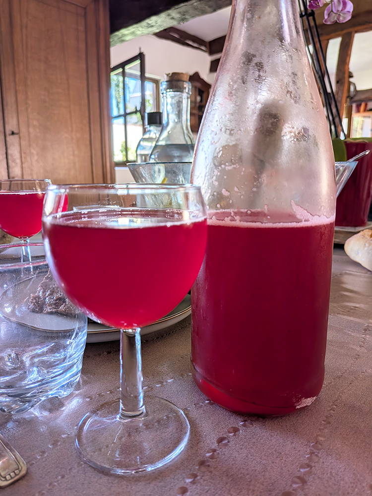 Limonade de fruits rouges
